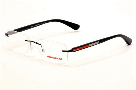 prada rimless eyeglass frames|discount prada glasses frames.